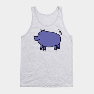 Very Peri Periwinkle Blue Pig Color of the Year 2022 Tank Top